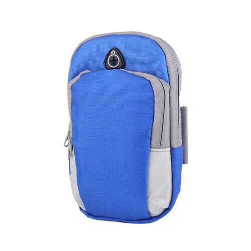 Bsliufang sport armbånd sag løbearm taske til iphone 12 11 pro xs max armbånd til airpods: Blå