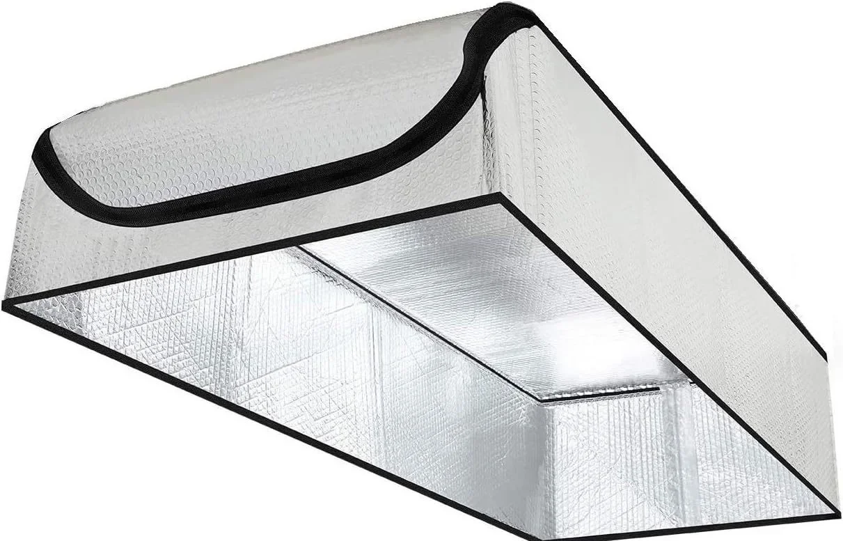 Pokrywa izolacyjna namiotu na poddaszu Pokrywa z folii aluminiowej 54x25x11 cali Wodoodporna składana osłona przeciwpyłowa Narzędzie robić izolacji: Default Title