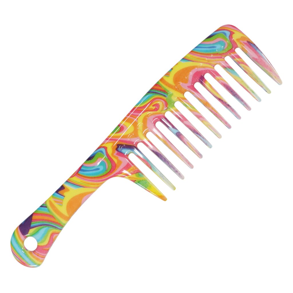 Grove Kam Detangling Hair Brush,Paddle Hair Kam, zorg Handgreep Kam Voor Lange Korte Rechte Krullend Kappers Gereedschap: 02