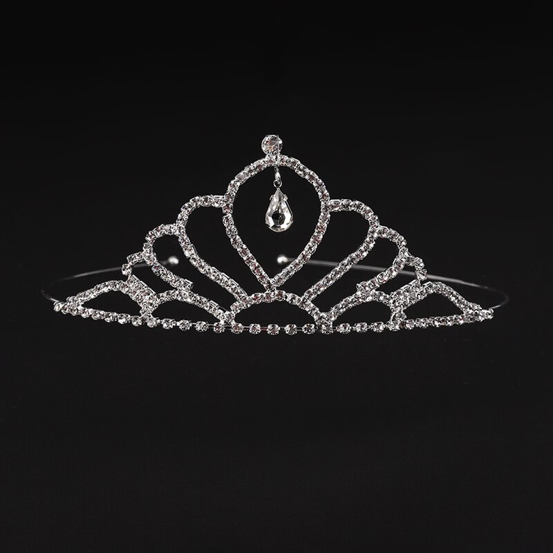 AINAMEISI Crystal Princess Crown Girls Tiaras Hair Accessories Rhinestone Bridal Headband Women Wedding Hair Jewelry