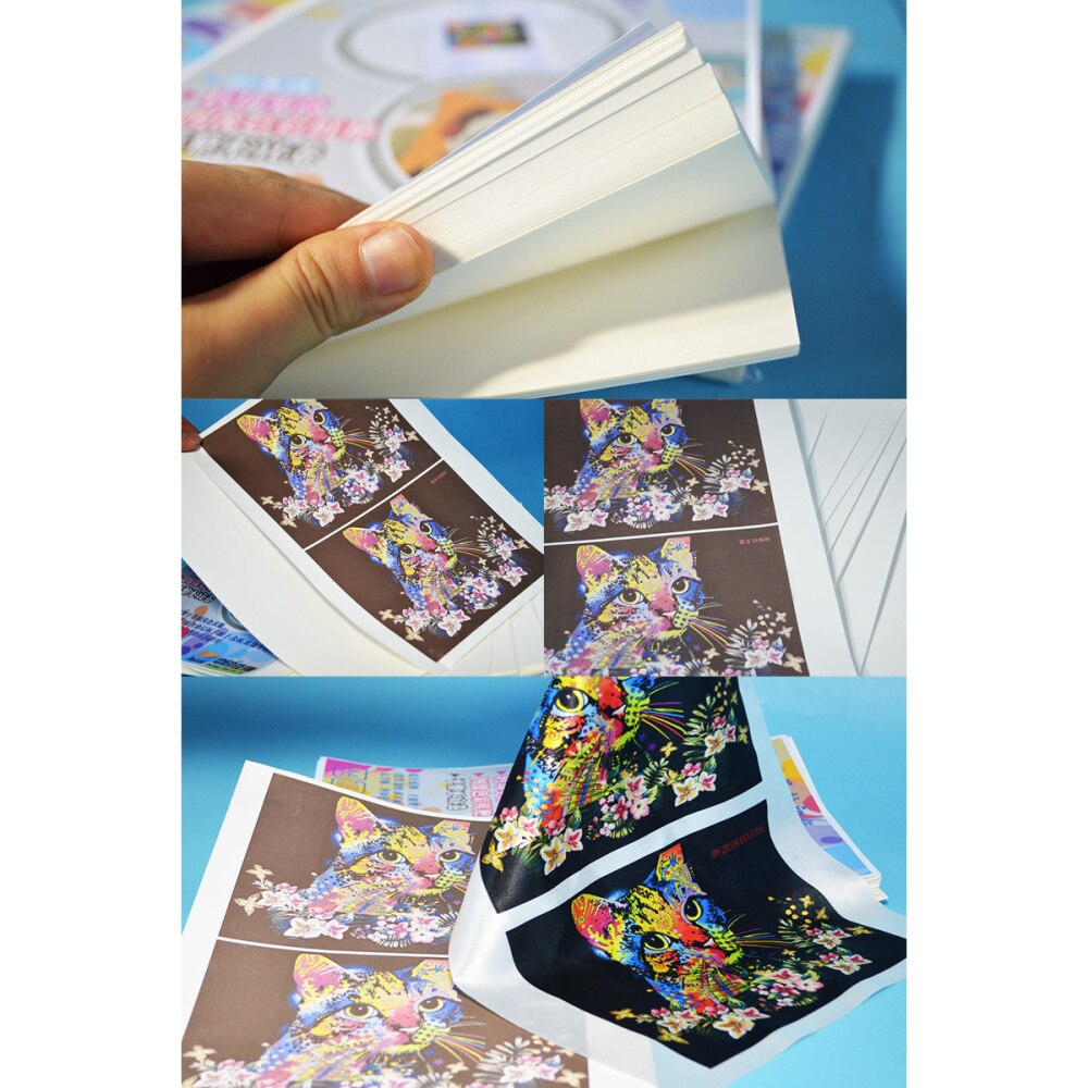 20pcs Heat Transfer Printing Paper A4 Sublimation Transfer Paper (White)