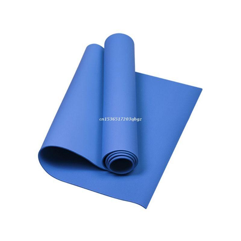 5mm Thick Non-slip EVA Yoga Mat Exercise Body Building Blanket Gym Fitness Equipment Sports Supply: Blue