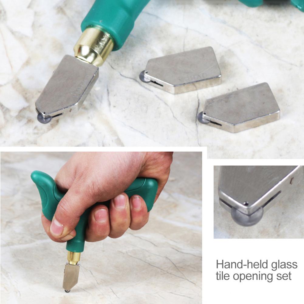 Manual Tile Glass Cutter Carbide Tip Scriber Ceramics Quick Opening Cutting Tool Multifunction Construction Tools Supplies