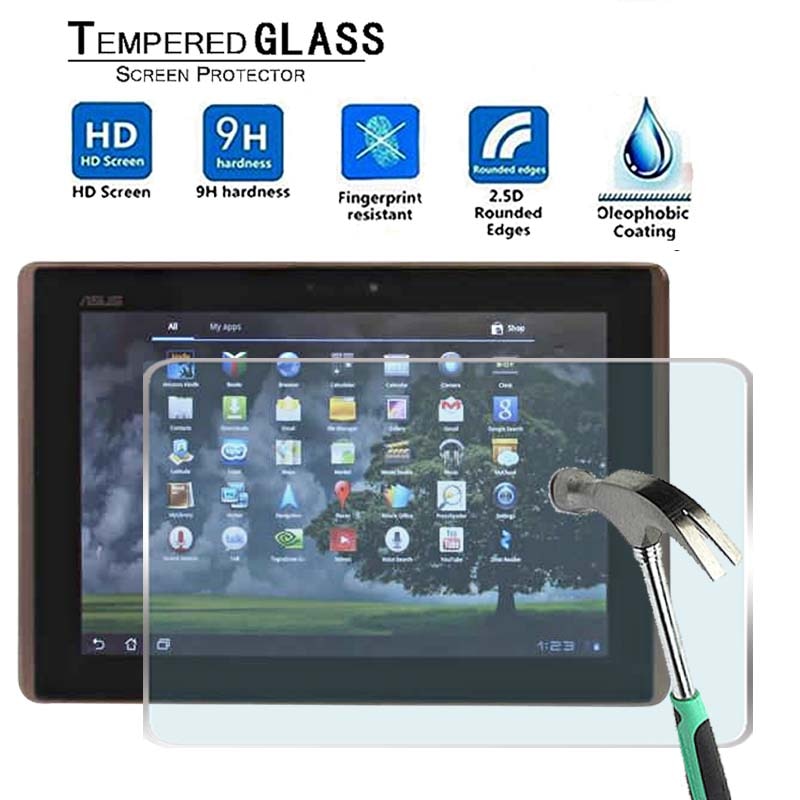 Voor Asus Eee Pad Transformer TF101 -Premium Tablet 9H Gehard Glas Screen Protector Film Protector Guard Cover