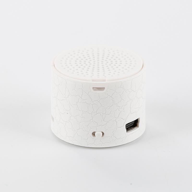 Reproductor de música portátil de tamaño Mini, reproductor de Audio con forma de cubo, MP3, interferencias de grietas, compatible con tarjeta TF, altavoz recargable: 01