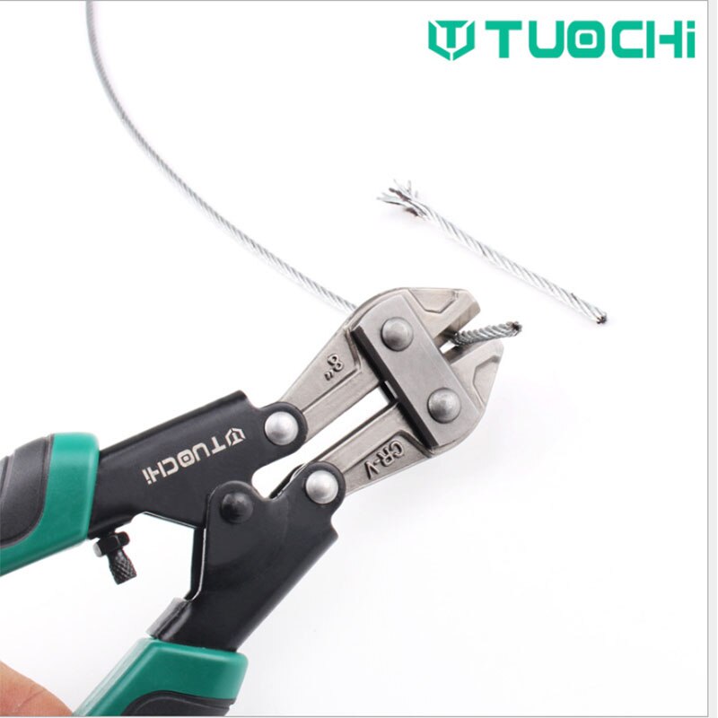 8 Inch Mini Bolt Clipper Multi-Function Steel Wire Cable Cutter CR-V And 65# Manganese Steel Cutting Pliers Home Hand Tools