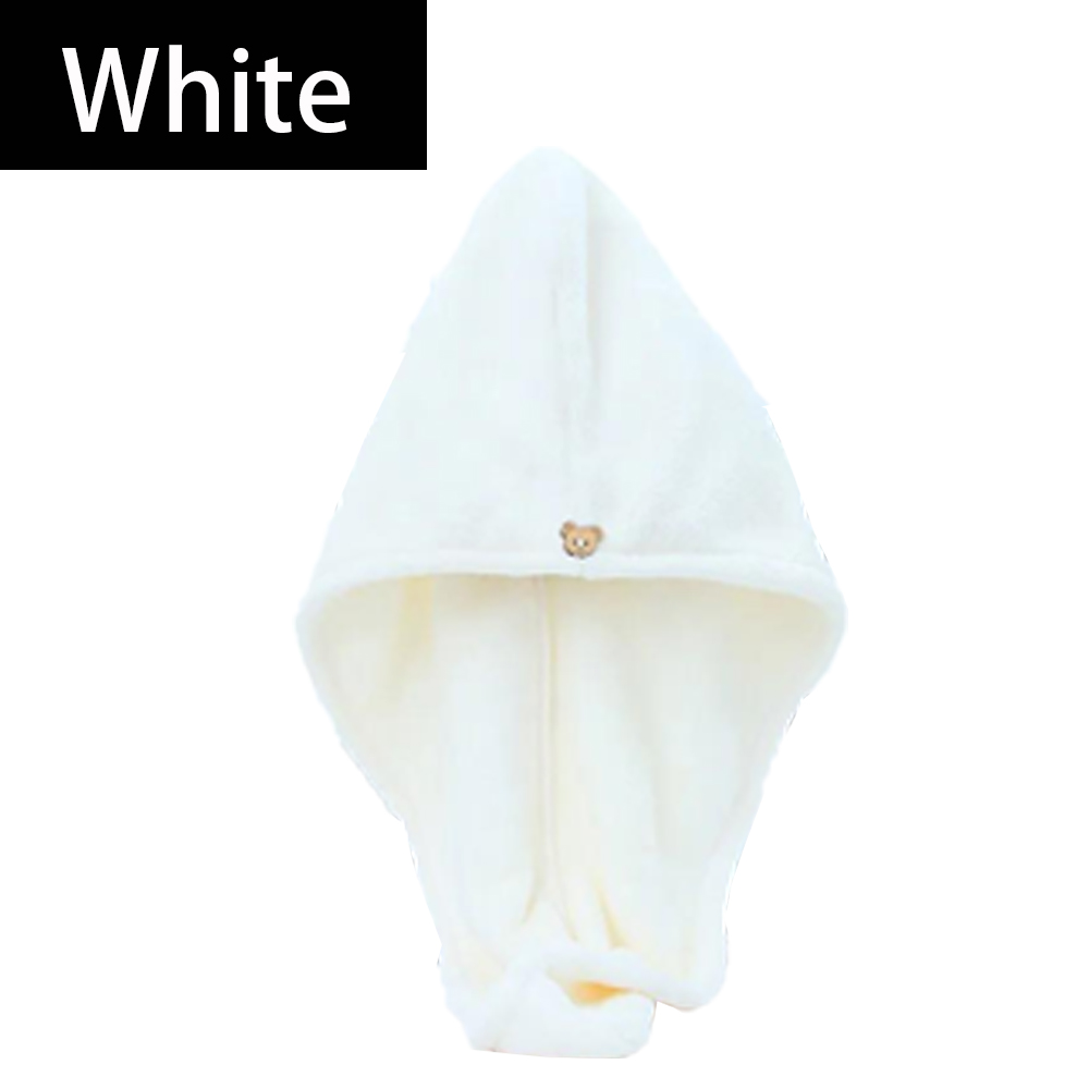 Toallas de baño de secado rápido para mujer, gorro de microfibra, toalla de secado rápido, turbante: Verde