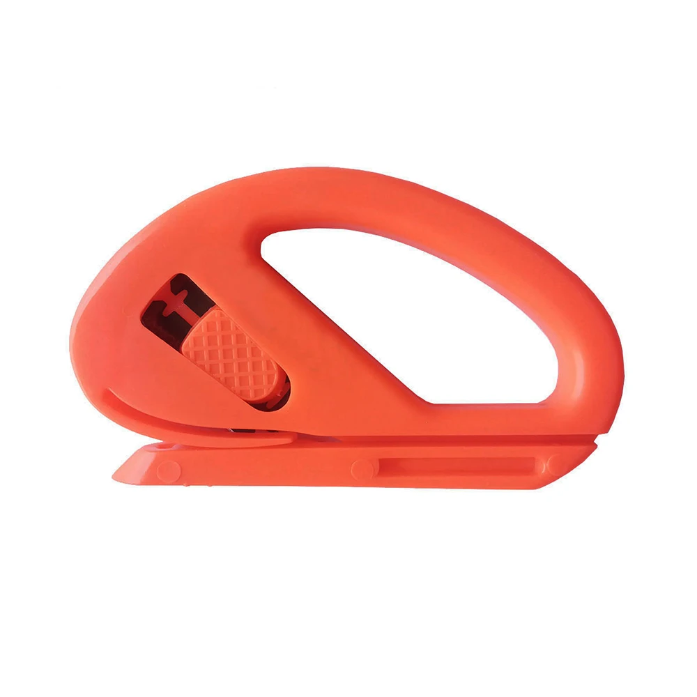 Vinyl Covering Film Snitty Safety Cutter with Blades Carbon Fiber Wrap Decal Sticker Paper Slitter Window Tint Cutting Tool E11: Yellow