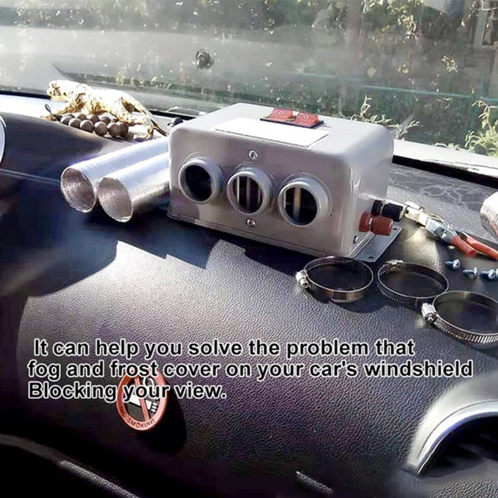 Auto Heizung 12V/24V Fahrzeug Heizlüfter Auto Winter Windschutz Fenster Demister Auto Heizung Trockner Windschutzscheibe Defroster