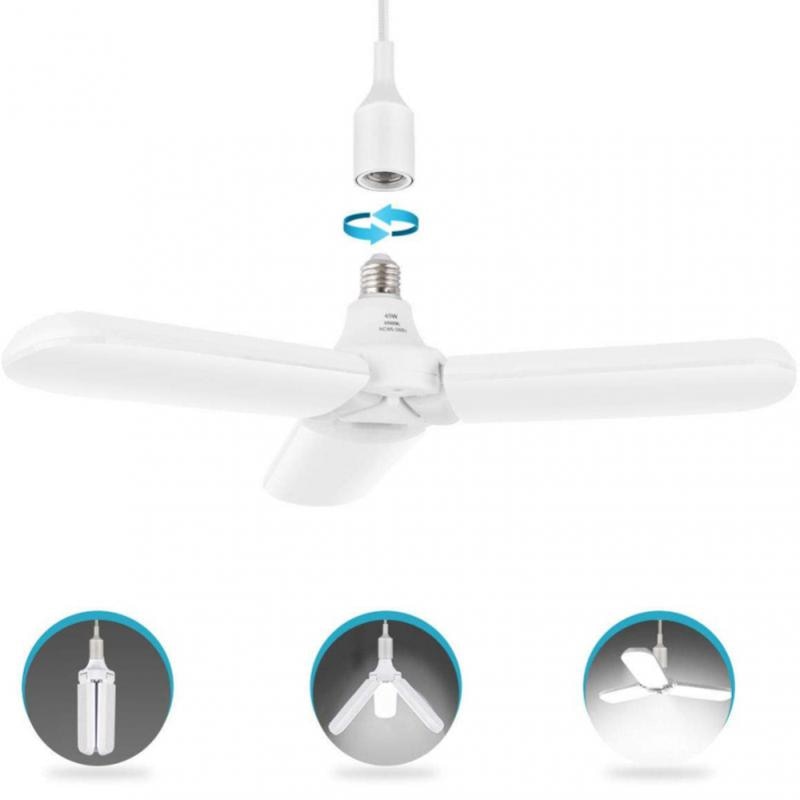 E26 LED Garage Light Deformable Industrial Lighting 85-265V High Bay Light Garage Lamp For Workshop Garage