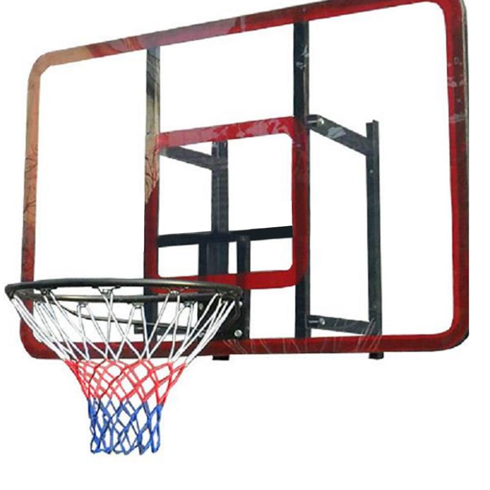 Universel farverig polypropylen basketball kurv mesh net udendørs indendørs polypropylen fiber basketball net