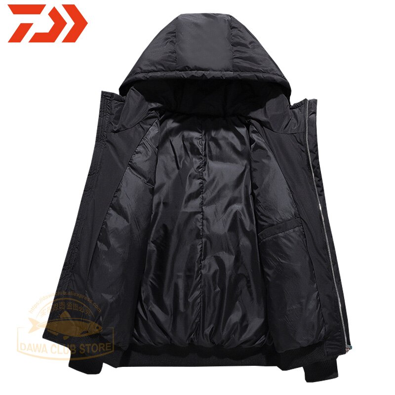 Dawa visjack winter fietsviskleding donsjacks visjas fietsjack windjack warme winterkleding