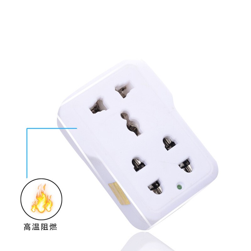 2Pcs US Plug Outlet Power Converter Rotate Charger Wall Socket Adapter Splitter Converter Socket One To Three Power Conversion