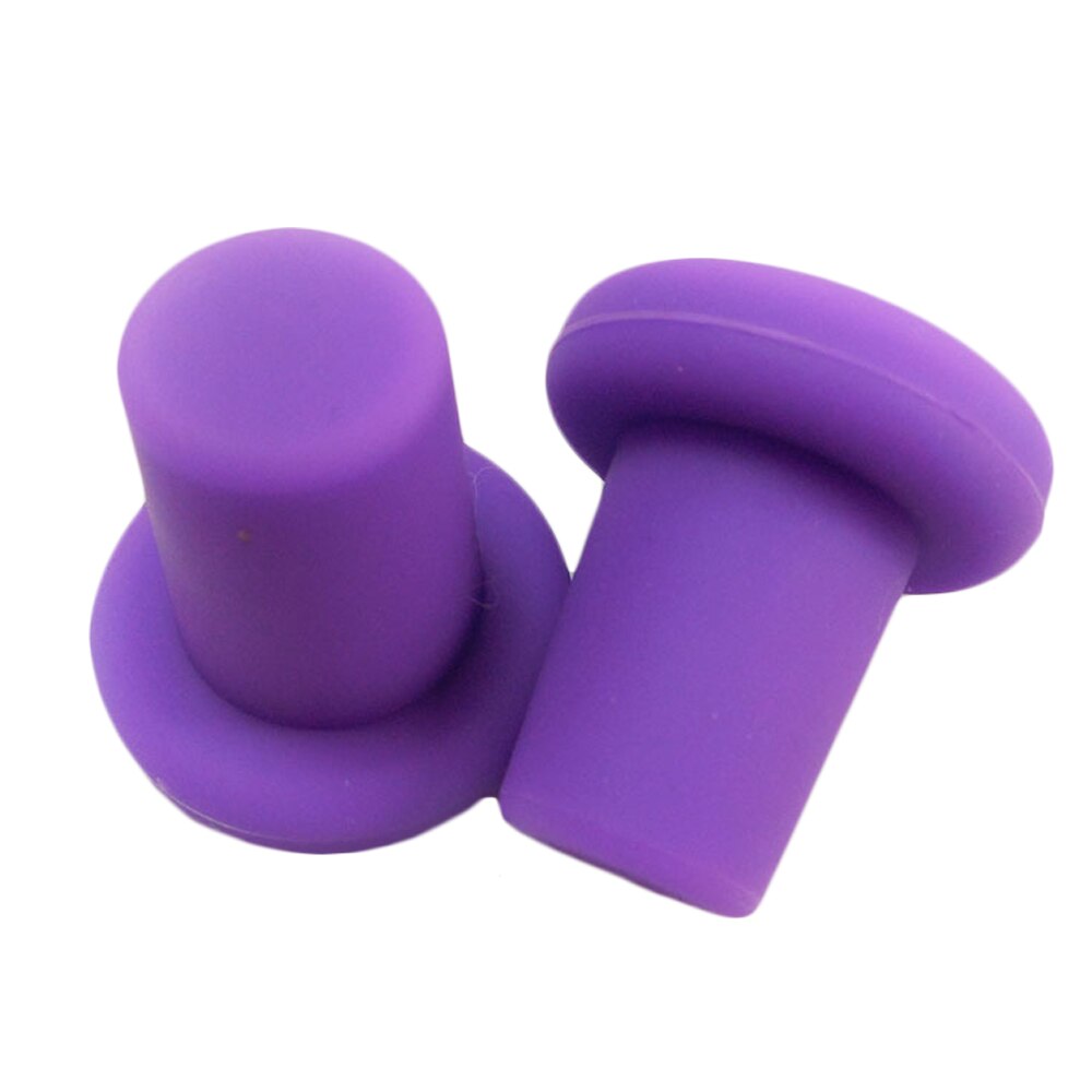 Tapones de silicona para botellas, tapón para botellas, herramientas de preservación de Bar familiar, , seguro y saludable para cocina, 6 colores: purple