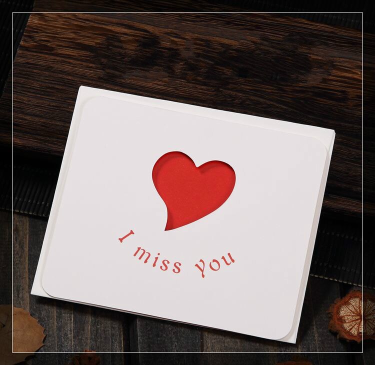 10pcs Hollow-out Greeting Card Christmas Year Card Christmas Mini Postcards Birthday Card Thank You Cards