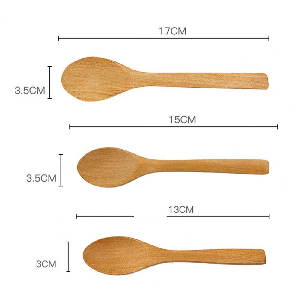 Wooden Spoon Bamboo Kitchen Cooking Utensil Tool Soup Teaspoon Catering For Kicthen Wooden Spoon