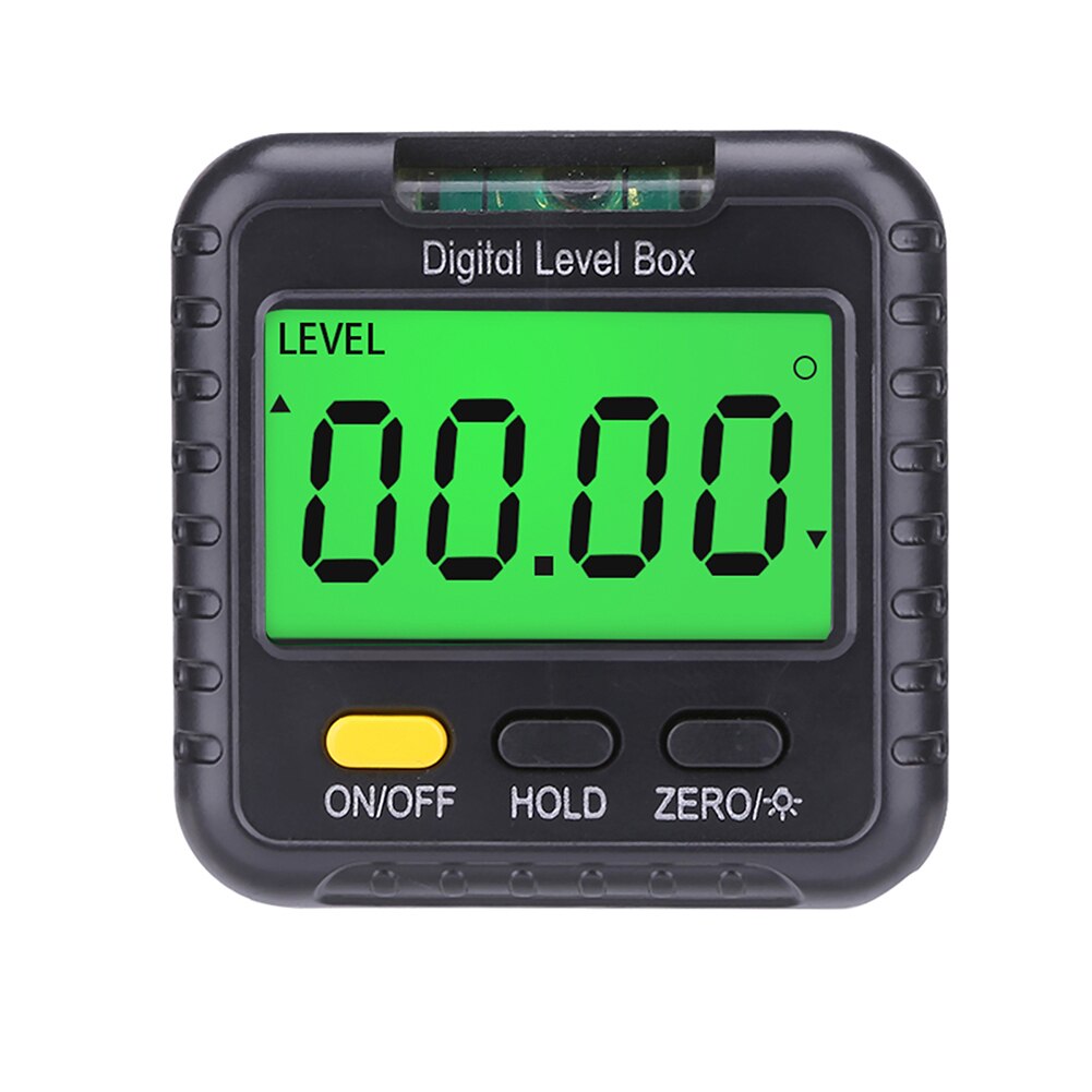 360 Mini Digital Protractor High Precision Electronic Goniometer Inclinometer Digital Level Angle Finder Angle Measurement Box: D