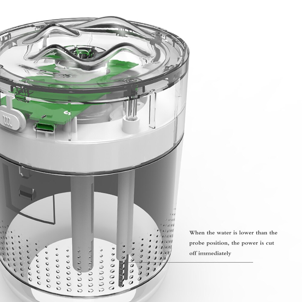 TiOODRE USB Desktop Humidifier 500ML Ultrasonic Humidifier Household Atomizer Diffuser Indoor Air Purifier Safety