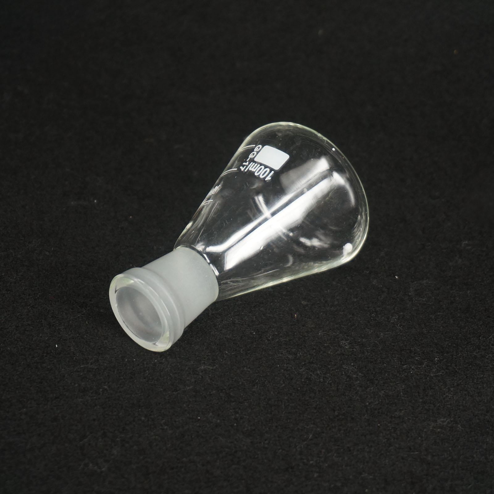 100ml Quickfit 24/29 Joint Lab Conical Flask Erlenmeyer Boro Glass Graduated