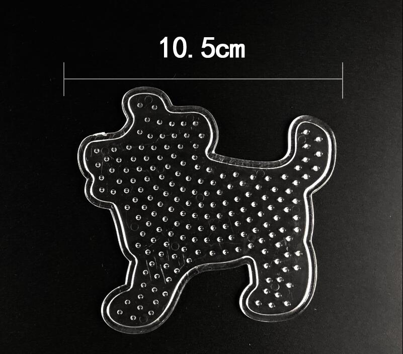 5 millimetri Perline Hama fusibile Perline Per I Bambini Del Mestiere Perline Fusibili Tavole Forate Modelli Di Puzzle FAI DA TE Giocattolo Puzzle Modello: dog