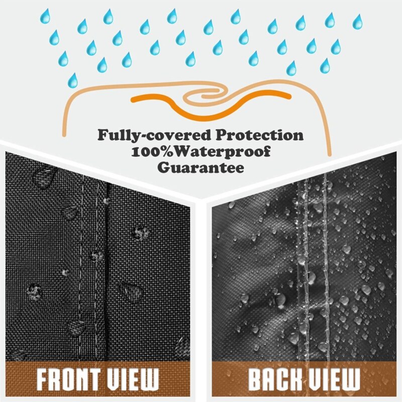 Generator Cover Oxford Cloth Waterprooft Anti-UV Dustproof Protective Shield for Outdoor Garden Patio Windproof Covers