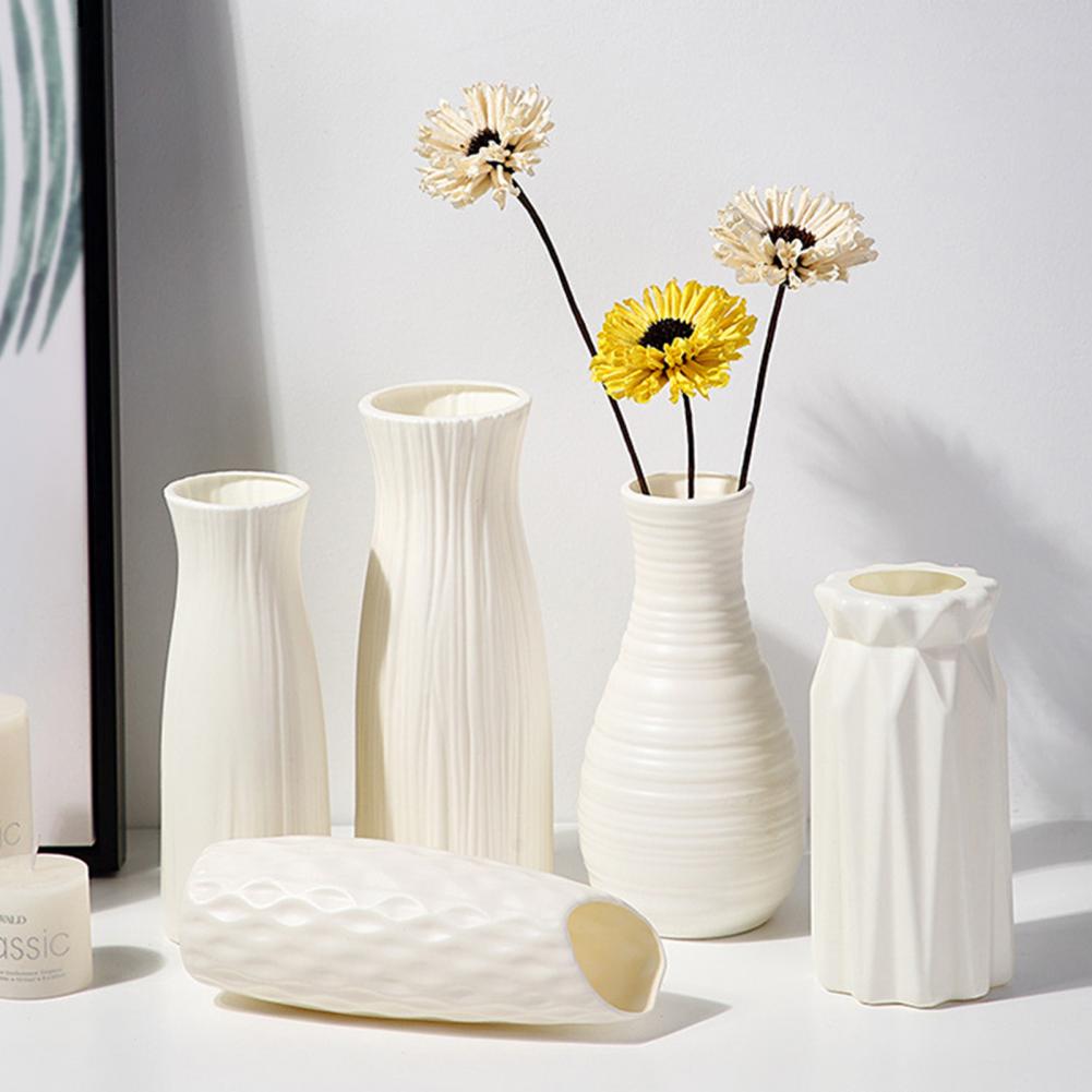1pc nordische Blumenvase moderne Vase Pflanze Blumentopf Schreibtisch-Aufbewahrung flasche Wohnzimmer Wohnkultur Ornamente Pflanzen Vase