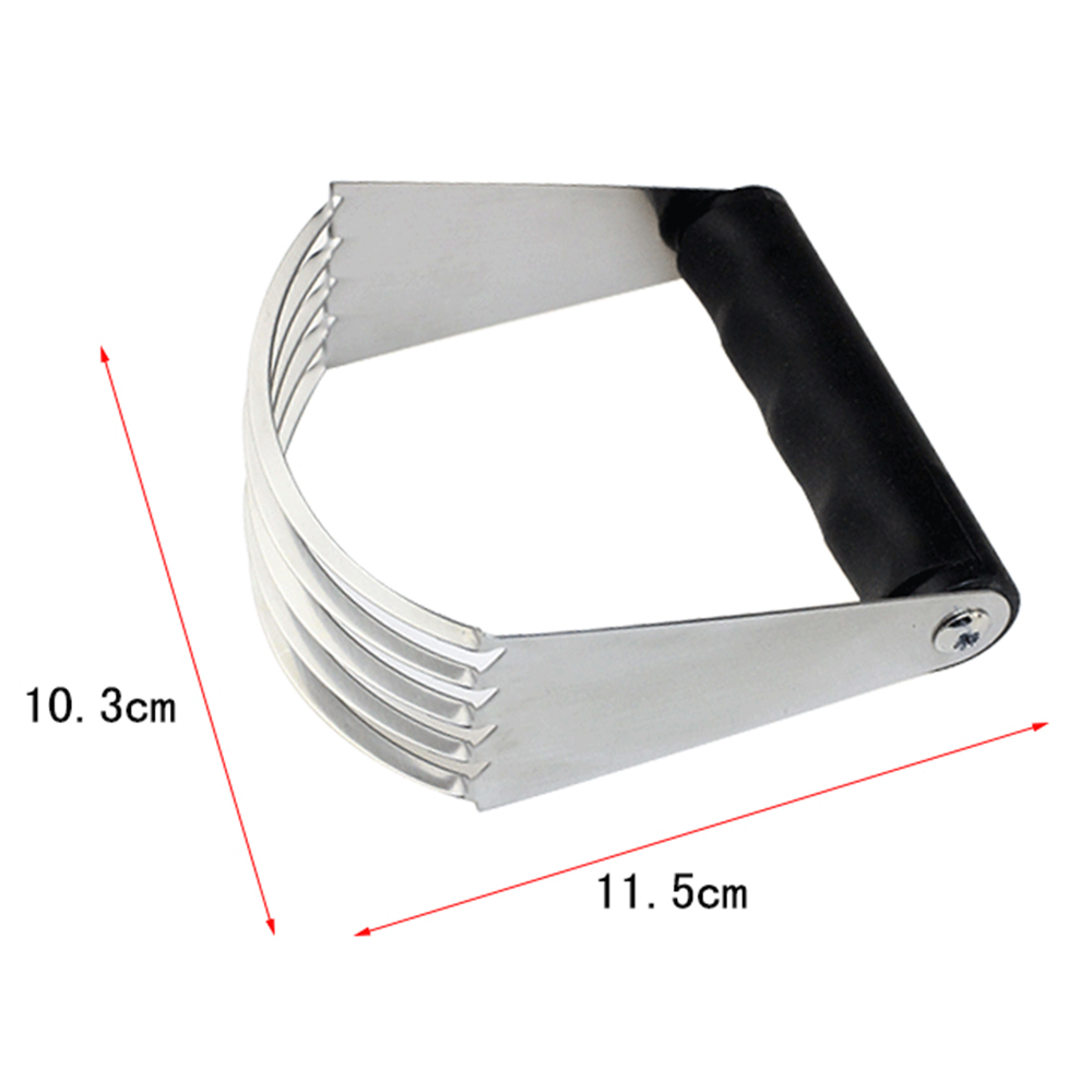 Manual Dough Blender Flour Mixer Butter Blender Stainless Steel Butter Press Baking Tools Pastry Blender Stirrer Dough Cutter