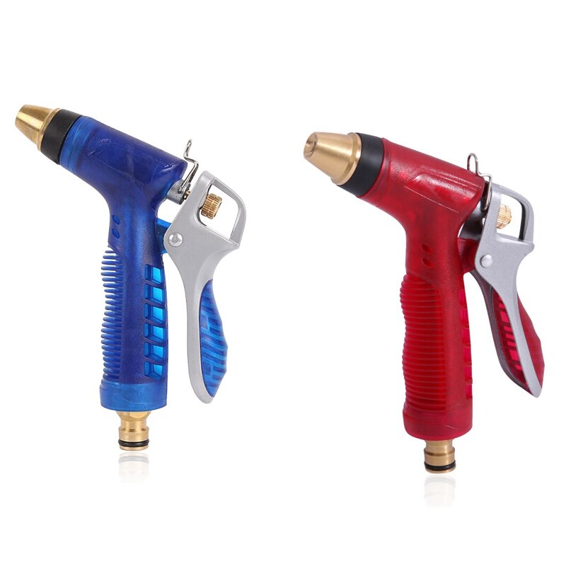 Boquilla de aspersor de agua de alta presión ajustable para jardín, manguera de jardín adecuada para riego y herramienta de limpieza de coche