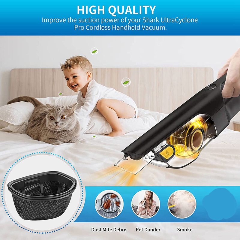 Replacement Filters Compatible for Shark CH901 CH950 CH951 CH951C Cordless Handheld Vacuum Cleaner Accessories