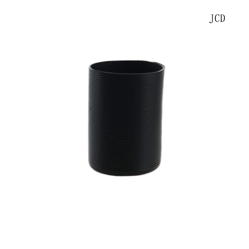 Jcd 1 stk 6.5cm silikone glas kop slip skridsikker isolering beskyttelsesdæksel vandret strimmel isolering dæksel: Sort -6.5cm