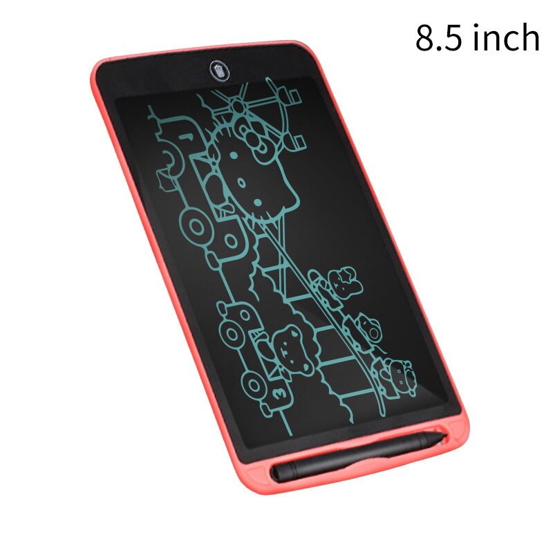 Tableta de escritura Digital portátil ultrafina, tabletas gráficas de dibujo, tableta LCD colorida, tableta electrónica de escritura a mano, bolígrafo de para niños: pink 8.5 inch