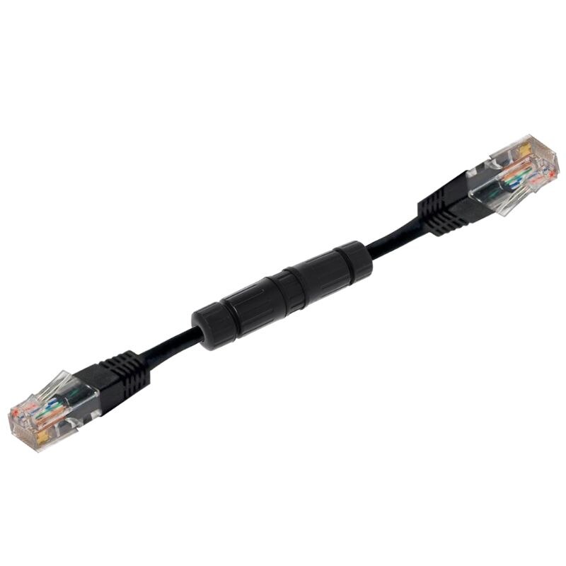Lan Coupler RJ45 Waterproof Install Adapter Female to Female Jack Inline Connector Extender Protector Plug Cable Outdoor