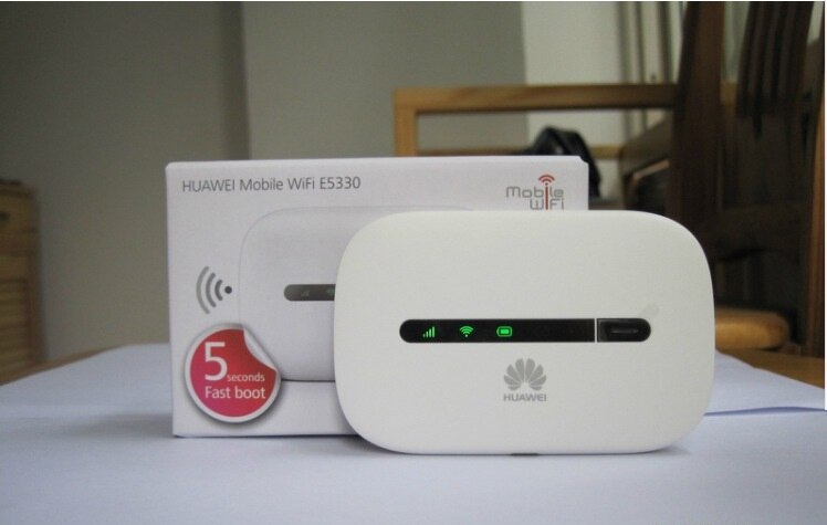 Entsperrt HUAWEI E5330 Handy, Mobiltelefon 3G WiFi Router MiFi Hotspot 3G Wifi Dongle HSPA Modem