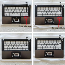 Laptop For DELL Vostro 14 5460 5470 5480 inspiron 5439 Upper Top Cover Red US UK Grey Shell Fingerprint hole Empty shell