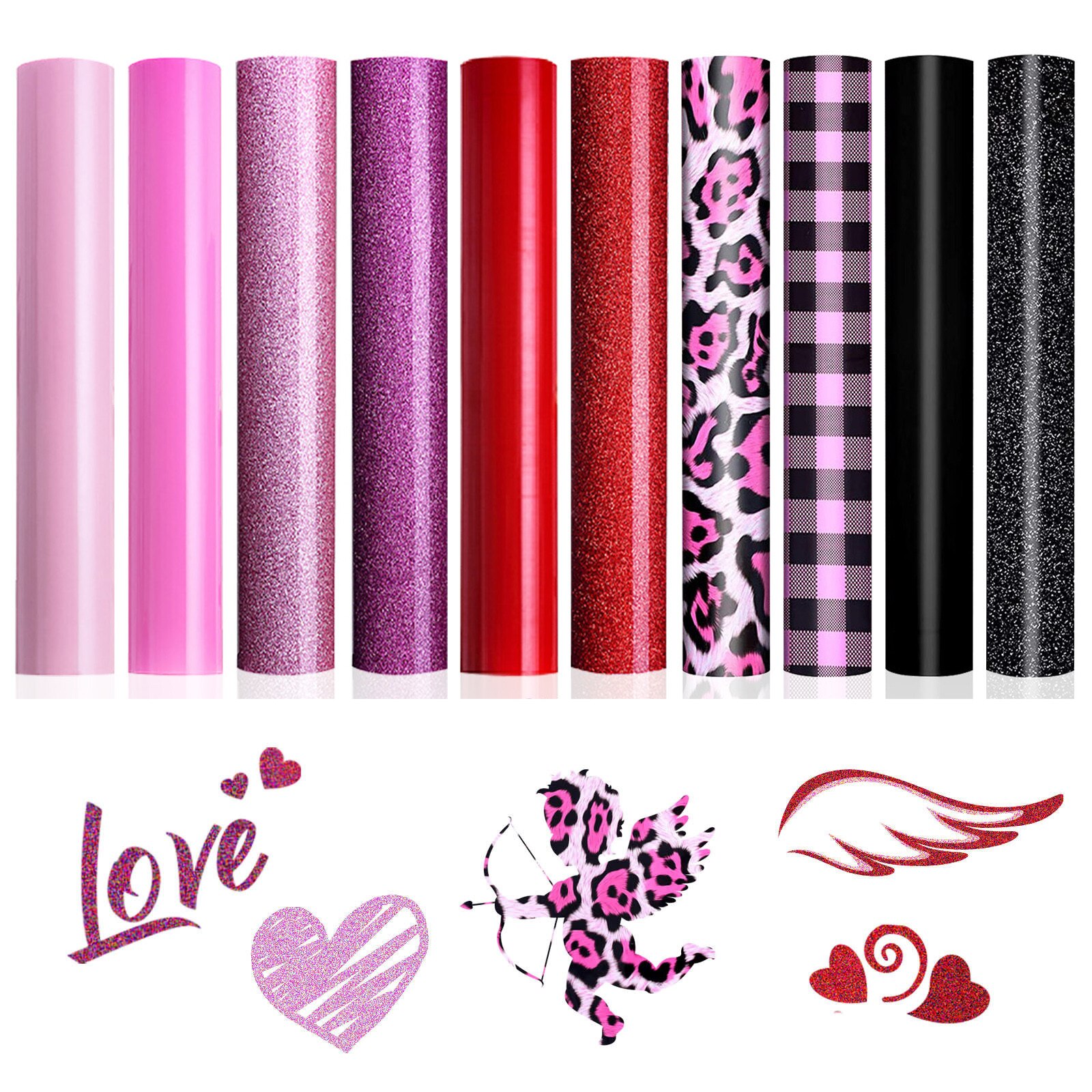 10 rolki winylu naprasowanki na robić ubrania DIY film sylwetka papier sztuka: Default Title