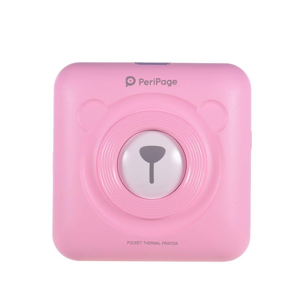 Peripage Foto Pocket Mini Thermische Printer 304 Dpi 58Mm Thermische Bluetooth Portable Mobiele Telefoon Printer Voor Android Ios: 304 Pink