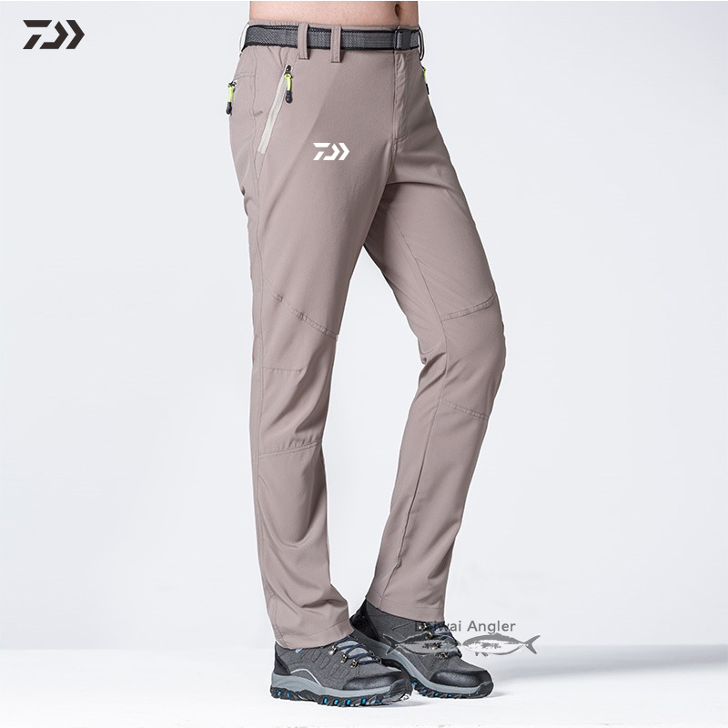 Daiwa Ademend Vissen Broek Mannen Winter Effen Anti-Pilling Houden Wram Vissen Kleding Wandelen Outdoor Sneldrogende Broek L-6XL