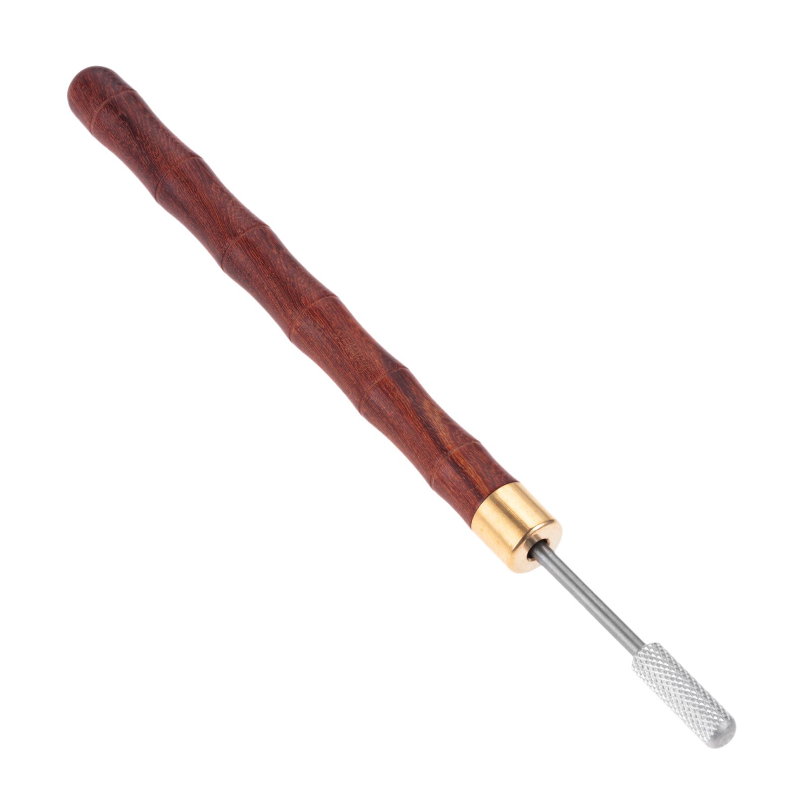 1pc couro borda óleo caneta dupla cabeça de bronze couro borda pasta óleo tintura lápis aplicador rolo pintura rápida couro artesanato ferramenta: b