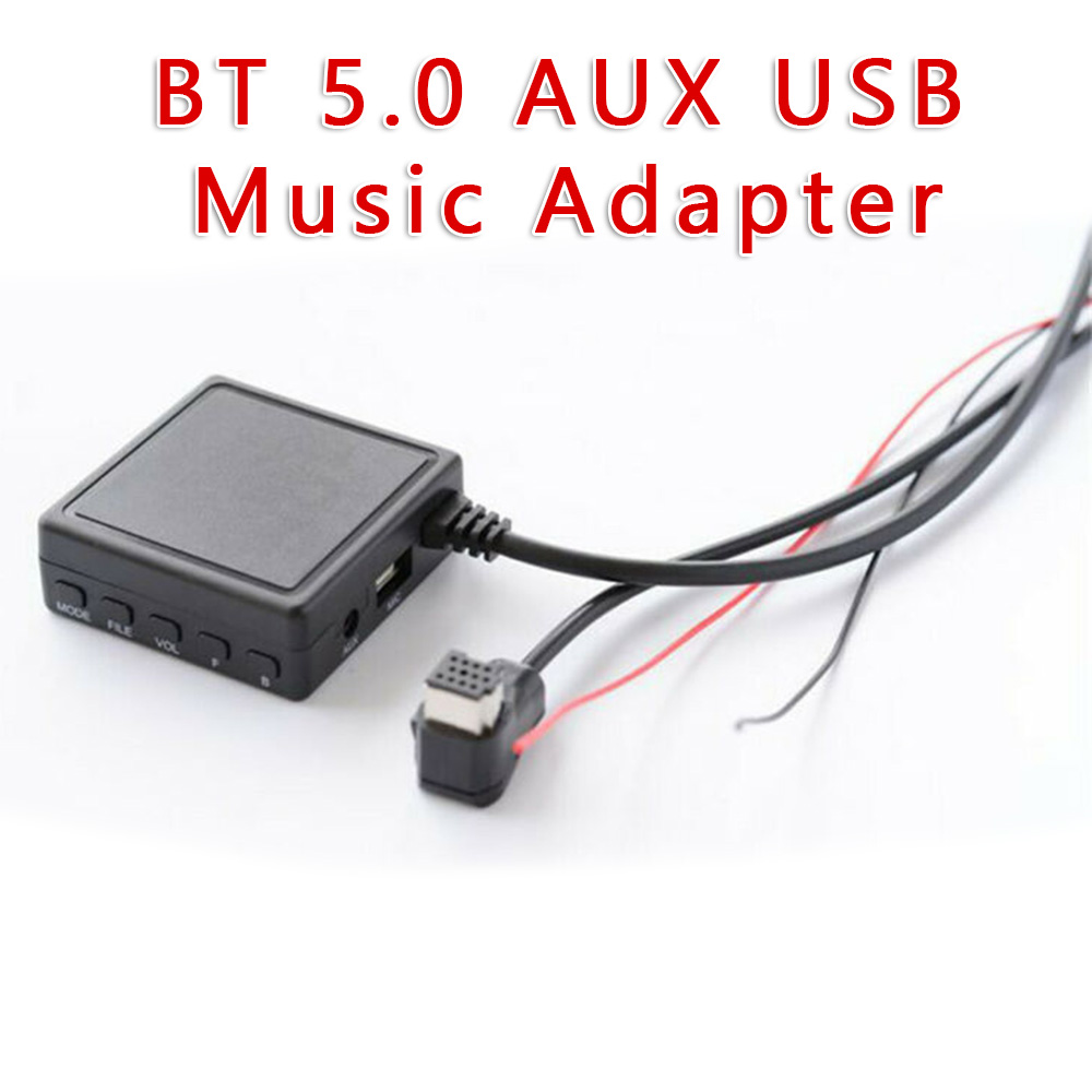 1 Cable de Audio BT-5.0 AUX USB adaptador de música micrófono para Radio Pioneer IP-BUS P99 P01 Pad Mp3 DEHP2500R DEHP3100UB accesorios de coche