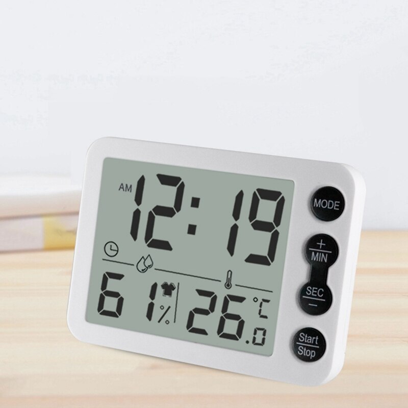 1pcs Multifunctional Indoor Temperature and Humidity Meter & 1pcs Smart Watch Bluetooth Sport Watch