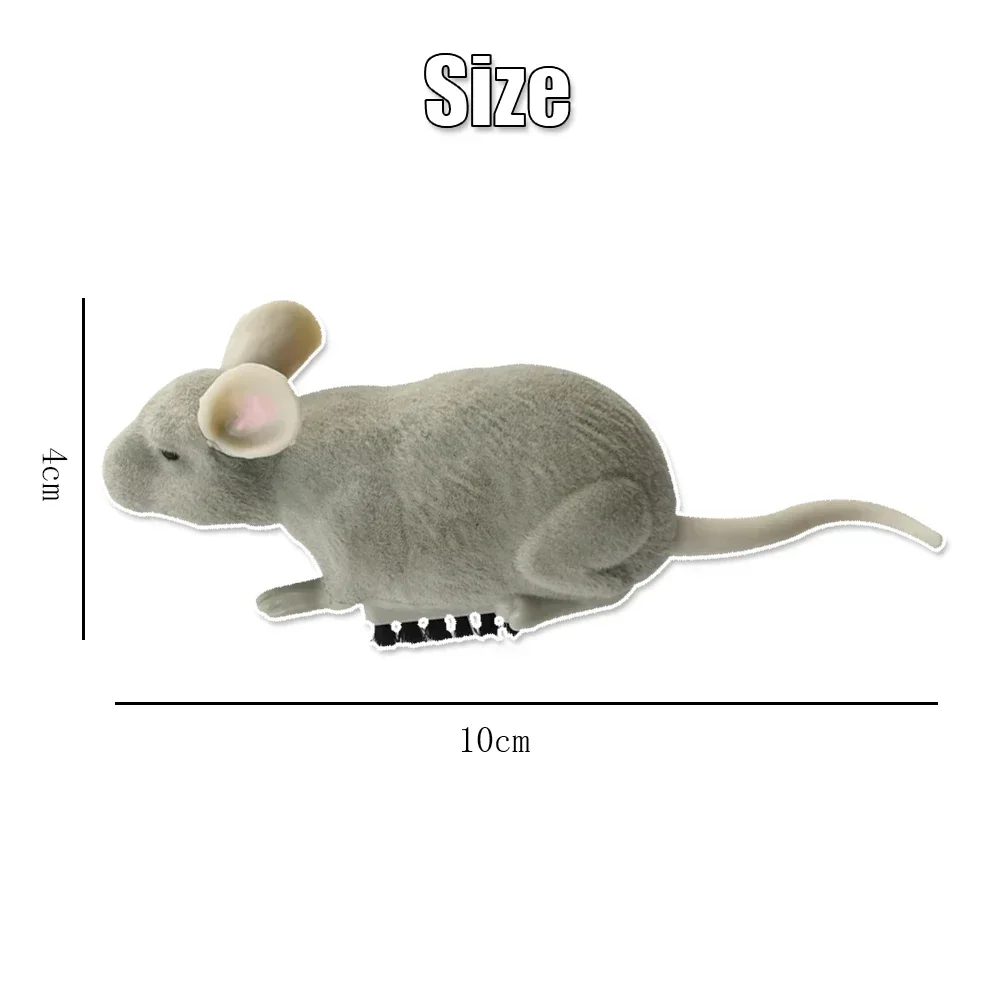 Souris électrique en peluche pour chat, Robot d'évasion automatique, Vibration rampant, fonctionne à piles, jeu d'interaction pour animaux de compagnie