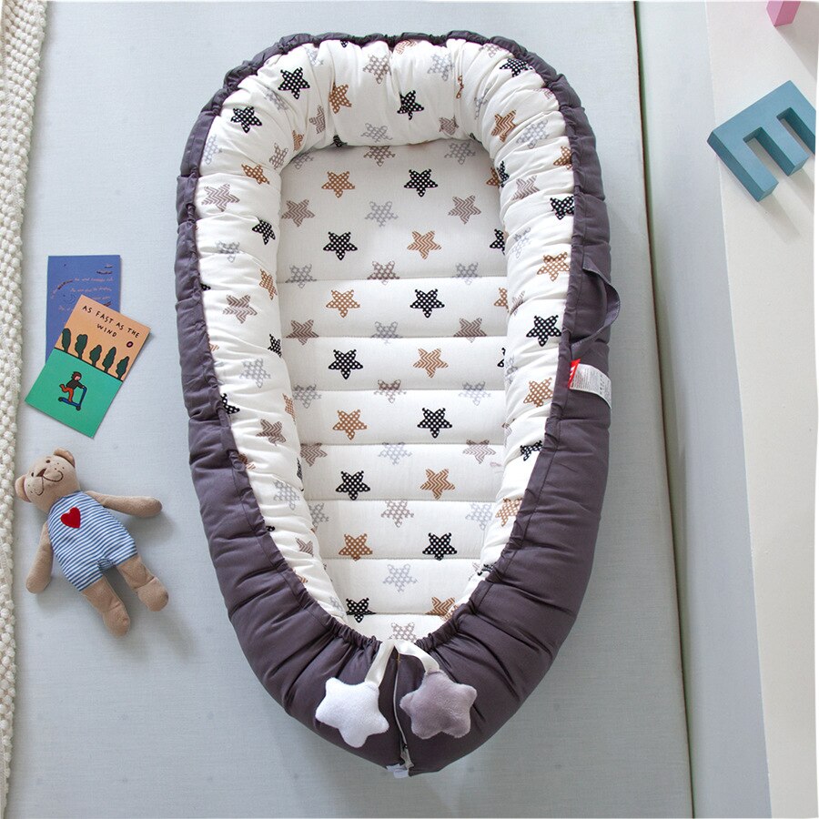 Pasgeboren Baby Bed 50X85Cm Pop Bed Draagbare Baby Katoenen Nest Bed Reizen Babybedje Jongen Meisje Wieg peuter Wieg Bed Baby Wieg: 1