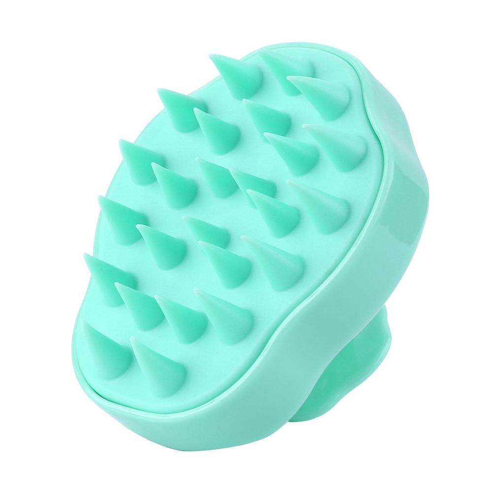 Brosse de Massage du cuir chevelu en Silicone, 1 pièce, pour shampoing, douche, pour le corps, peigne à cheveux, outils de coiffure: 06