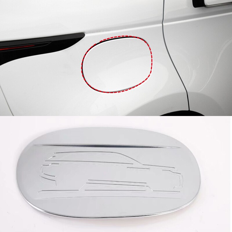 For Land Rover Range Rover Evoque L551 ABS Matt Exterior Oil Fuel Tank Cap Cover Trim