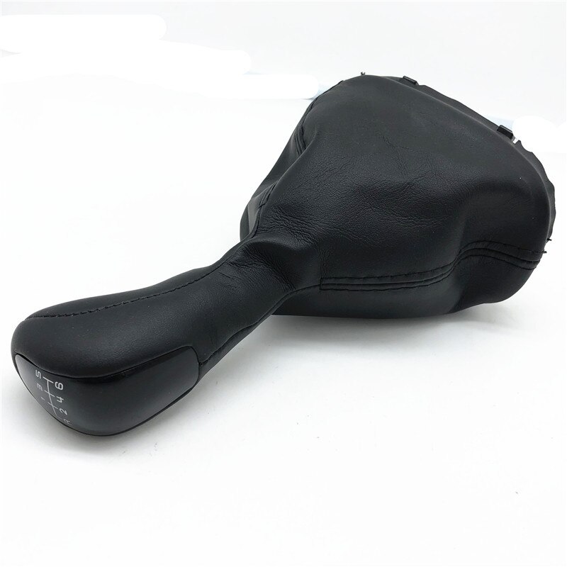 Mt 5 gear 6 gear bil skift gear knop med pu læder bagagerum cover case til mercedes benz c klasse  w203 c203 avantgarde elegance