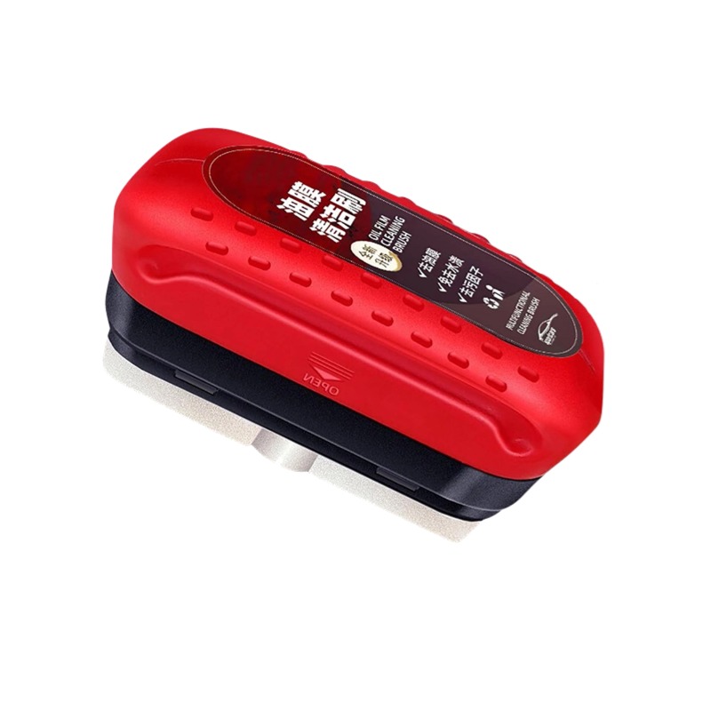 Car Glass Oil Film Remover Powerful Cleaner Car Glass Sponge Cleaning Brush Windshield Clear Window Stain Wiping Auto Detailing: Lavender