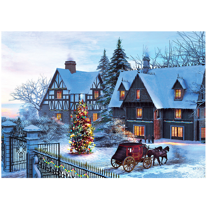 1000 Pcs/set DIY Landscape Paper Puzzle Children Toys Adults Collection Jigsaw Puzzle Students DIY Home Decoration