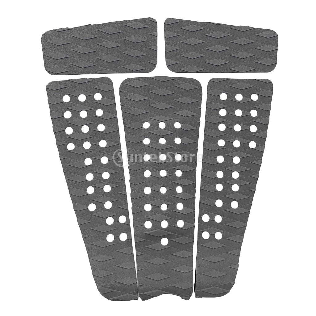 Juego de 5 unidades de almohadilla de tracción delantera de EVA adhesiva y antideslizante para tabla de surf, Skimboard, Kiteboard, SUP, Shortboard, Paddle Board