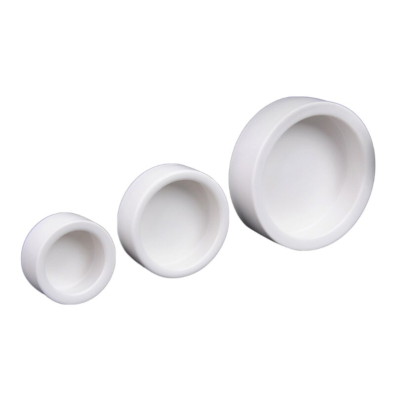 Bol rond en céramique blanche pour animaux de compagnie, bol d'alimentation pour reptiles, plat à vers, bols pour animaux de compagnie, Mini nourriture et eau Anti-fuite, mangeoire pour animaux de compagnie barbus A6HD