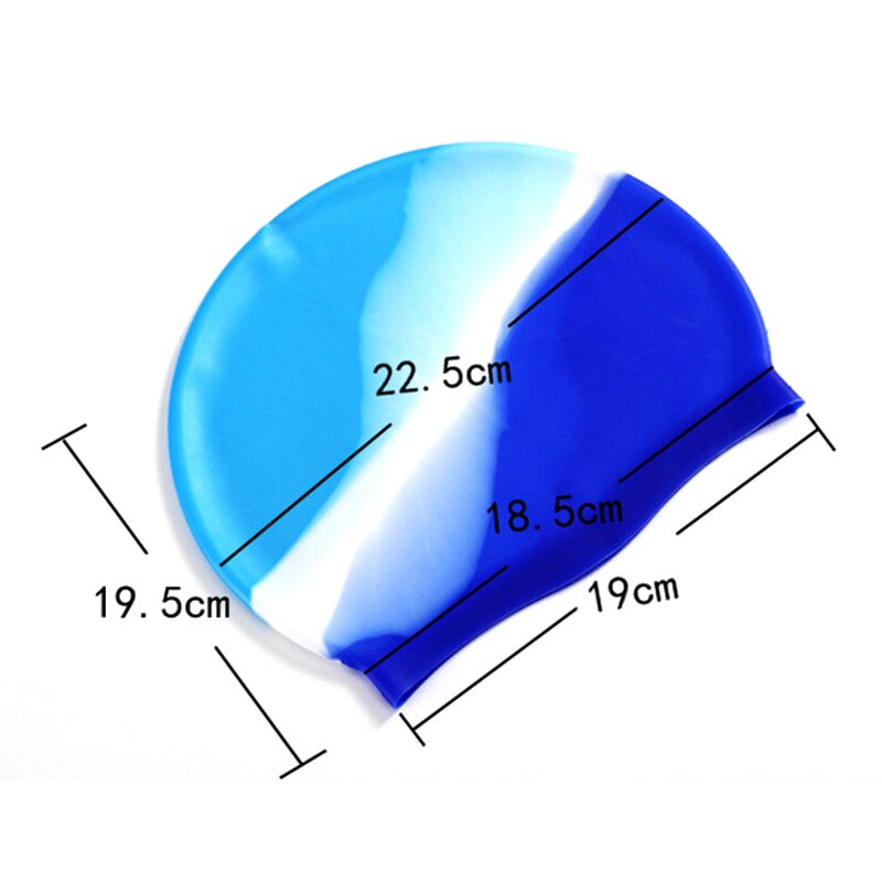 Silikone gummi børn badehætte voksne mænd kvinder vandtætte svømme hætter hat svømning tilbehør